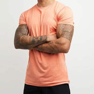 เสื้อยืดออกกำลังกายผ้าสแปนเด็กซ์ผ้าฝ้ายพิมพ์ลายสำหรับผู้ชาย - Product Image 6