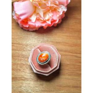 Bague Dane Skeets en argent sterling avec huître barbelée, sertissage clos, plaqué or rose, taille unique, cadeau pour toutes les occasions - Product Image 3