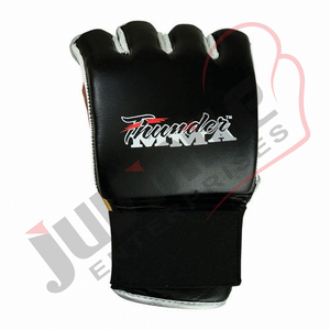 Pro Style Open Palm Mma Guantes Empuñaduras de mano Entrenamiento profesional Venta caliente Premium Grade Cuero genuino Elástico Wrap Shock - Product Image 2