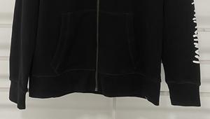 Pull à capuche en molleton de coton 100% à la mode pour hommes avec fermeture à glissière couleur unie pour vêtements d'hiver décontractés teints en plaine - Product Image 5