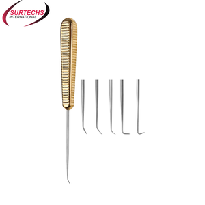 SURTECHS RZ Mini Chondro Picks Set Acier Inoxydable Petite Articulation Arthoscopie Manuel Source D'alimentation Instruments Chirurgicaux Base - Product Image 5