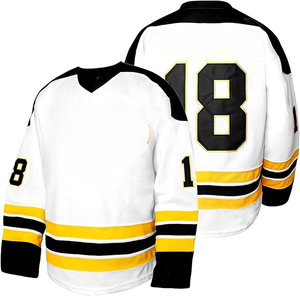 Game Ready Custom Printed Ice Hockey <b>Shirt</b> Slim Fit Team Style Adults Unisex Eco-Friendly Breathable High Quality 100% Polyester - Product Image 1