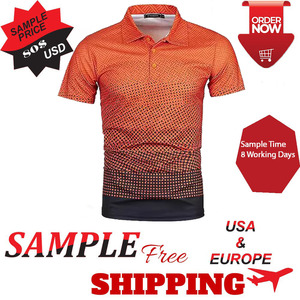 Gran oferta de camisetas informales para hombre, camisetas sublimadas para exteriores, camisetas con diseño personalizado, camisas de cuello de manga corta de algodón 100% impresas - Product Image 5
