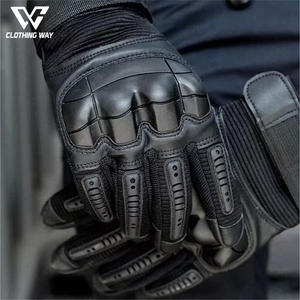 Gants de moto compatibles avec les écrans tactiles, en cuir, imperméables, protection UV, performance pour hommes - Product Image 3