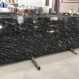 Azulejo de granito Paradiso negro de diseño moderno y losa grande con acabado superficial pulido flameado y pulido para villas y talleres - Product Image 1