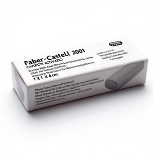 Faber-Castell 2001 Capuchon de Gomme Ergonomique en Plastique Gris/Blanc, Lot de 2 Pièces, Supports d'Écriture pour Crayons/Crayons de Couleur 1 x 1 x 4 cm - Product Image 2