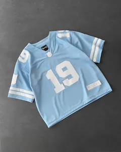 Camisetas de Estilo Alternativo para Mujer con Bordado Gótico y Estampados Inspirados en el Hip Hop para Hombre, Tops Holgados de Algodón - Product Image 2