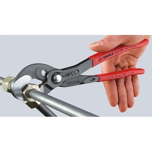 For KNIPEX Screw Pliers 250mm 10-32mm <b>Clamping</b> Range Polished Plastic Coating - Product Image 4
