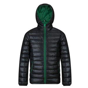 Chaqueta acolchada de moda para hombre de alta calidad, chaqueta acolchada cálida de invierno, chaqueta acolchada con cuello levantado, chaqueta acolchada ligera con capucha - Product Image 5