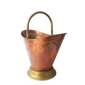 Seau à charbon galvanisé noir et rouge fosses à feu accessoires d'extérieur pour la maison jardin patio feu cendres charbon seau cheminée outils - Product Image 6