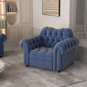 Sofá de 1 asiento de estilo nórdico a precio directo de fábrica, sala de estar, aplicación para apartamento, Hotel, Villa, muebles, conjunto de sofá, marca personalizada