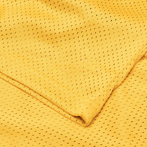 2025 pantalones cortos de malla de 5 pulgadas de peso pesado personalizados amarillos para hombres nuevo diseñador patrón sólido 100% algodón al por mayor nuevo estilo de moda - Product Image 6