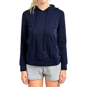 Sudaderas con Capucha de Algodón para Mujer, Hechas a Medida al por Mayor, Precio de Fábrica, OEM e Impresión de Logotipo Personalizado, Cuello con Capucha para Invierno - Product Image 2