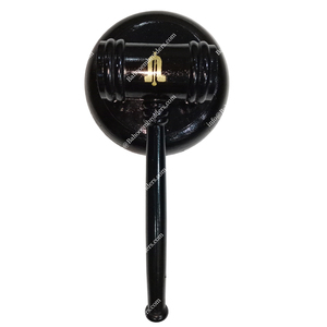 MASONIC WOODEN <b>GAVEL</b> WITH BASE - FREEMASON <b>GAVELS</b> - Product Image 2