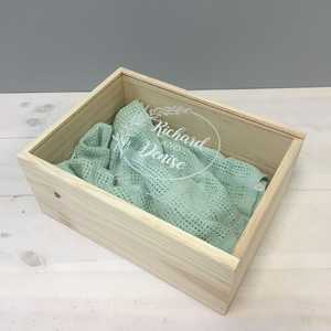 Personalised Acrylic Lid <b>Keepsake</b> Decorative Storage <b>Box</b> - Product Image 5
