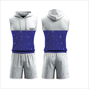 Ensemble maillot et short de basket-ball léger conçu pour un confort performance et flexibilité adapté aux jeunes et aux adultes - Product Image 1
