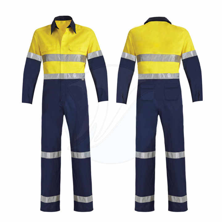 2023 Lightweight Fireproof Coverall Customized Protective Work Clothing with Reflective Safety Features Breathable Design