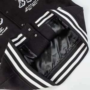 Chaquetas universitarias de béisbol de alta calidad de diseño popular Chaqueta de béisbol universitaria personalizada para hombres - Product Image 6