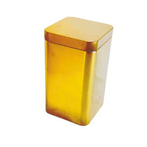 กล่องดีบุกโลหะสุญญากาศทรงสี่เหลี่ยมแบบปรับแต่งได้ทันสมัยภาชนะเก็บอาหารรีไซเคิลได้สีสันสดใสสำหรับใส่ชาช็อกโกแลตน้ำตาล - Product Image 1