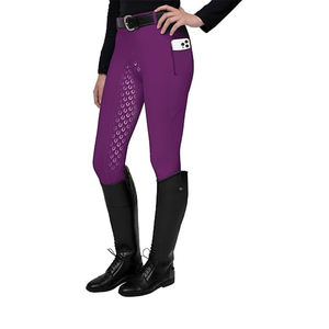 กางเกงขี่ม้าของผู้หญิงน้ำหนักเบาวัสดุทนทานดีไซน์ผ้าสแปนเด็กซ์/ ไนลอนระบายอากาศได้ดีเยี่ยม - Product Image 1