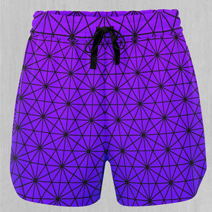 กางเกงขาสั้นผ้าฝ้ายโพลีเอสเตอร์สำหรับผู้หญิงกางเกงขาสั้นพิมพ์ลายซับลิเมชันสำหรับฤดูร้อน - Product Image 4