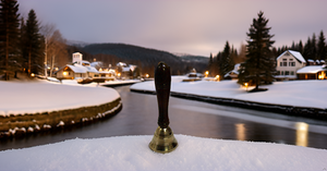 Handheld Brass Ghanti Call Bell Indian <b>Musical</b> <b>Instrument</b> Accessory for Christmas Home Office Wedding Diwali Pooja Decor Mandir - Product Image 3