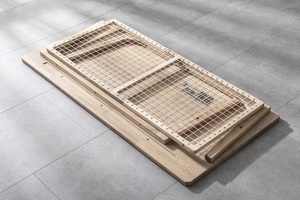 Mesa de Centro de Roble con Estante de Almacenamiento, Mesa de Salón de Dos Niveles, Diseño de Estilo Escandinavo de la Mejor Calidad - Product Image 5