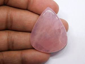 Collar de anillos colgantes de cuarzo rosa de alta calidad 100% piedra de cuarzo rosa Natural hermosa fabricación pulida joyería de moda mejor oferta - Product Image 2