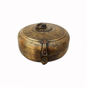 Boîte chapati en laiton et avec sacs pour enfants pour taille personnalisée brillant poli avec artisanat naturel à la main - Product Image 3