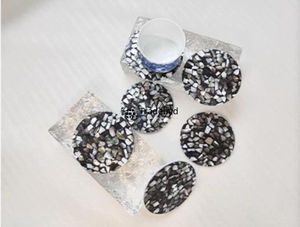 Sous-verre de luxe MOP Inlay fait à la main par Tradebyd Accessoire de table élégant pour la salle à manger et la maison - Product Image 4