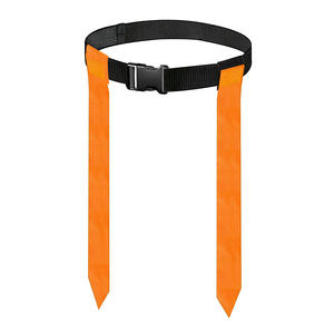 Cinturón con Bandera Desprendible para Fútbol Americano, Cinturón Negro con Hebilla y 2 Banderas Desprendibles - Product Image 1