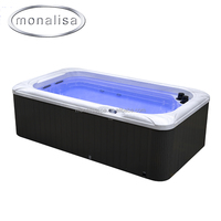 Récipient Compact en Acrylique de 4 Mètres de Piscine Unique Sans Fin Spa de Natation Piscine Extérieure Intérieure