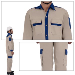 Conjunto de ropa de trabajo personalizable: uniformes transpirables e impermeables para la industria de la soldadura, uniforme DHL de talla grande - Product Image 4