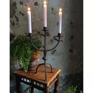 Tall New Trend Standing Candelabra Available in <b>Black</b> <b>White</b> & Gold Ideal for Holiday Decorations and Formal Dining Table Setup - Product Image 3