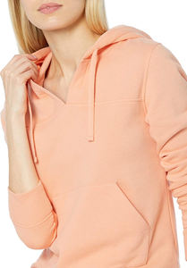 Women's Peach Color <b>Vintage</b> Washed Cotton Hoodie Baggy Pullover <b>Sweatshirt</b> Latest Fit Style for Winter Spring - Product Image 3