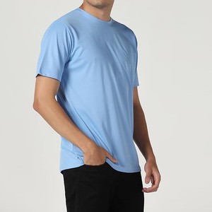 Cotton Short Sleeve Plain T-Shirts Men's Blank Cheap Wholesale <b>Tshirts</b> Round Neck Custom T Shirts Oversized Mens <b>Tshirt</b> - Product Image 3