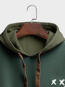 Sudadera con capucha personalizada para hombre, Jersey masculino de algodón/poliéster de peso pesado - Product Image 5