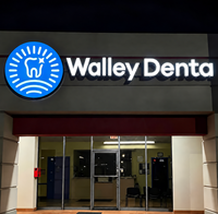 Enseigne lumineuse LED personnalisée pour clinique dentaire, logo 3D en acrylique, signalétique de devanture pour cabinet dentaire