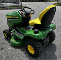 Cortacésped John Deere de 2 tiempos, industrial, de alto rendimiento, a gasolina, con control remoto, tractor cortacésped con control eléctrico, 125cc, 200L