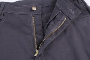 Pantalon de travail gris foncé personnalisé pour hommes, pantalon cargo multi-poches, respirant, résistant à l'eau, en coton, uniforme industriel - Product Image 5