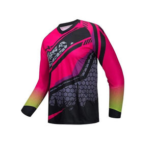 Maillot de motocross à manches longues en polyester de haute qualité, design optimal, 100% polyester, personnalisable - Product Image 3