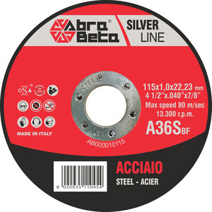 Disco Abrabeta de Hierro, Diámetro 115x1,0 - Product Image 1
