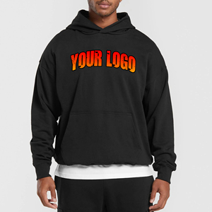 Sudadera con capucha de algodón 100% hecha a medida para hombre, cómoda 500GSM, logotipo bordado de gran tamaño lavado a la piedra para invierno - Product Image 4