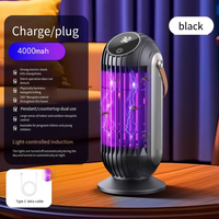 Lampe anti-moustiques électrique à détection de lumière, piège à insectes UV mural, veilleuse à faible rayonnement pour chambre et extérieur