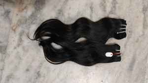 Cheveux humains indiens bruts non transformés 12A vierge vague naturelle lâche vague profonde couleur personnalisée Machine Double trame de haute qualité - Product Image 3