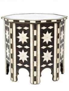 Table basse moderne en os de coquillage incrusté, artisanat unique, fabrication artisanale, durable, pour un salon élégant, vente en gros - Product Image 4