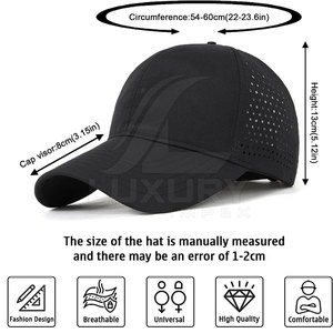 Unique Design Sporty Comfortable Best Selling <b>Light</b> Weight Baseball <b>Hats</b> with Cotton Fabric Customizable Options Common Features - Product Image 6