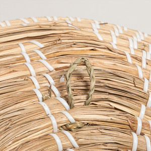 Sebal Seagrass Tissé Fleur Tenture Murale Bohème Art Traditionnel Décor pour Vivre Décoration Faite À La Main pour Restaurants Usage Domestique - Product Image 5