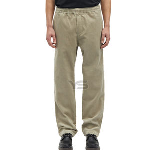 Pantalones de gimnasio para hombre personalizados de alta calidad, pantalones vaqueros de algodón al por mayor, estilo recto para entrenamiento físico informal - Product Image 5