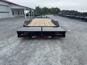 Remolque de Carga de Eje Doble con Plataforma Antideslizante y Rampas Delanteras y Traseras para Transporte de Material de Jardinería - Product Image 5
